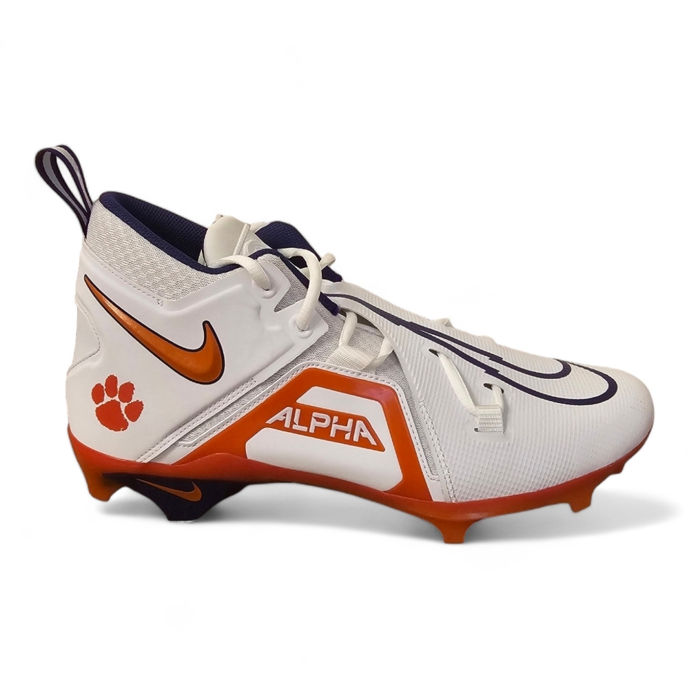Nike Men’s Alpha Menace Pro 3 Clemson Tigers Football Cleats Size 13 DH3355-112